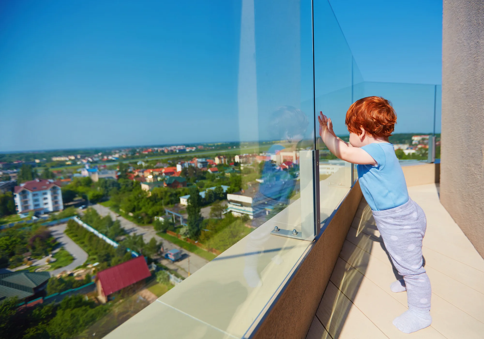 Glass balustrades on a Gold Coast deck